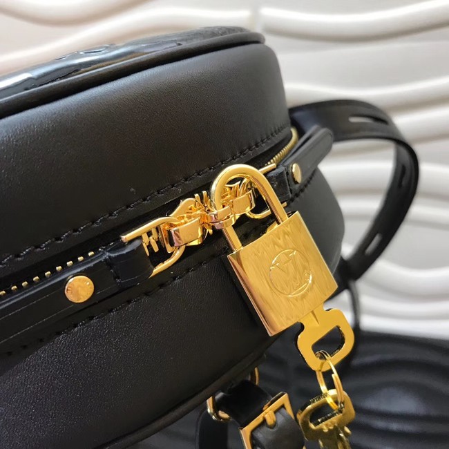 Louis vuitton original Monogam vernis BOITE CHAPEAU SOUPLE M53999 black