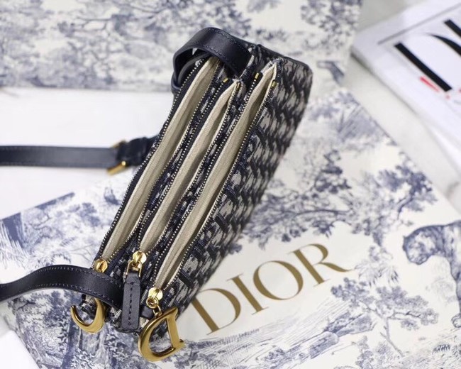 Dior CANVAS Shoulder Bag 83165 Royal Blue