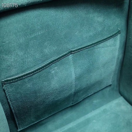 CELINE MICRO LUGGAGE HANDBAG IN LAMINATED LAMBSKIN 167793-8