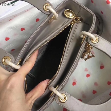 LADY DIOR LAMBSKIN BAG CAL44550 grey