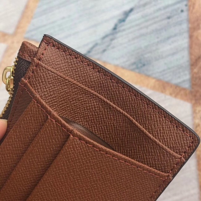 Louis Vuitton ZIPPED CARD HOLDER M66531 brown