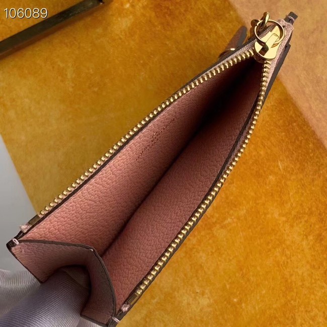 Louis Vuitton ZIPPED CARD HOLDER M68338 pink