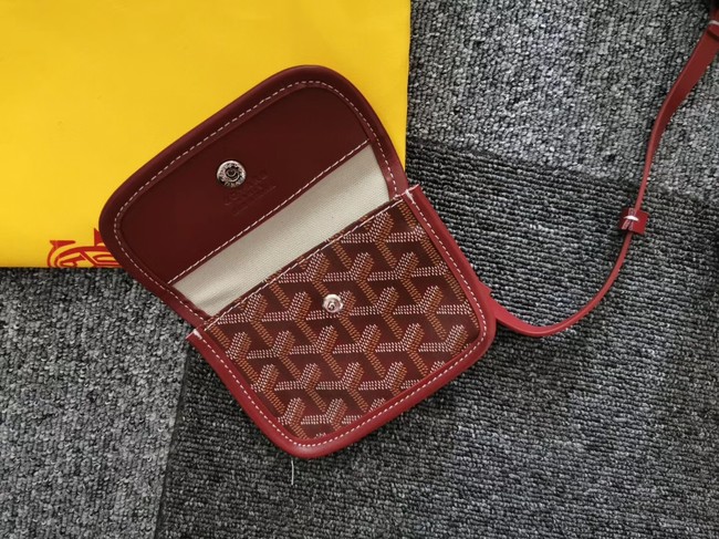 Goyard Calfskin Leather Mini Tote Bag 6782 Wine