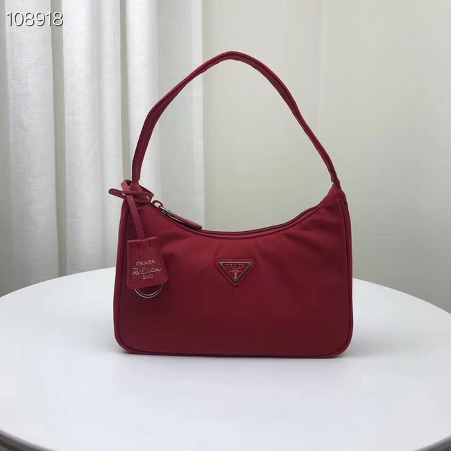Prada Re-Edition 2000 nylon mini-bag 1NE515 red