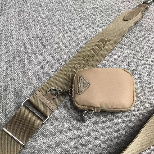 Prada Nylon Shoulder Bag 91277 apricot