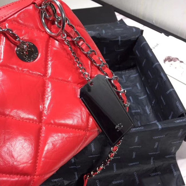 Chanel Bowling Bag AS1321 red