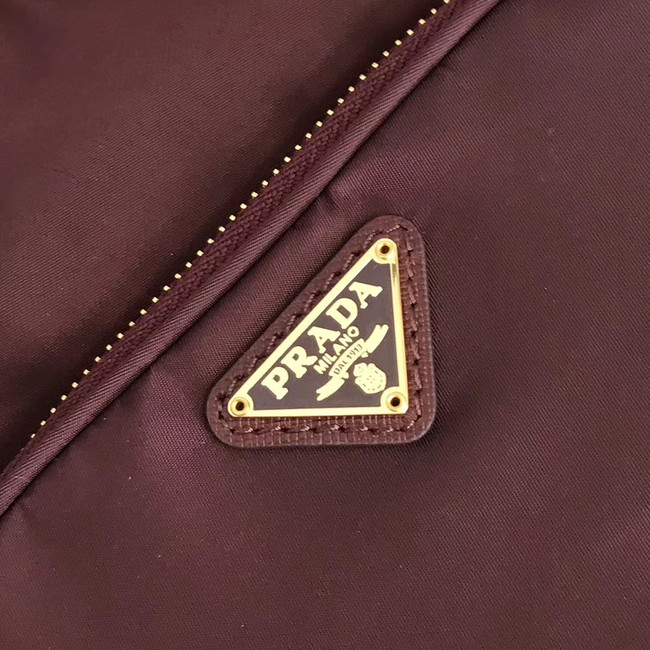 Prada Re-Edition nylon Tote bag 81166 Burgundy