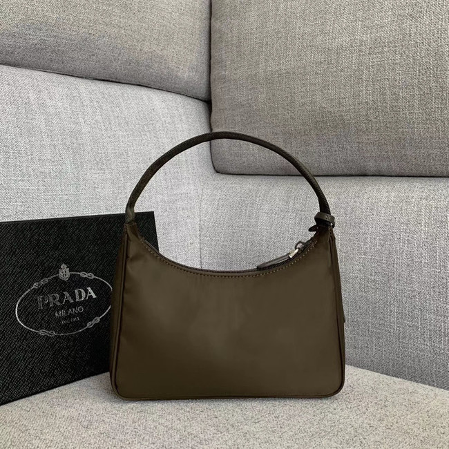 Prada Re-Edition nylon Tote bag 91204 Khaki