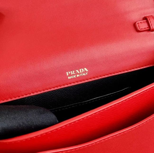Prada Saffiano leather mini-bag 1BP020 red