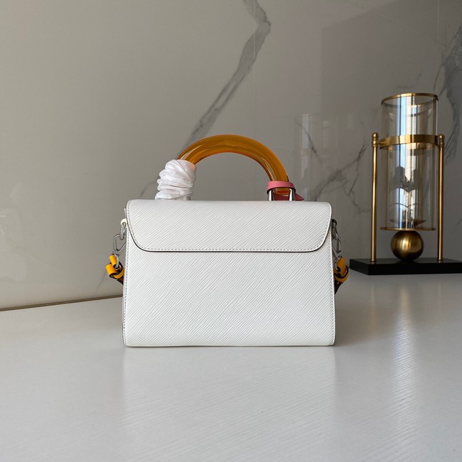 Louis vuitton original TWIST Medium tote bag M56132 white