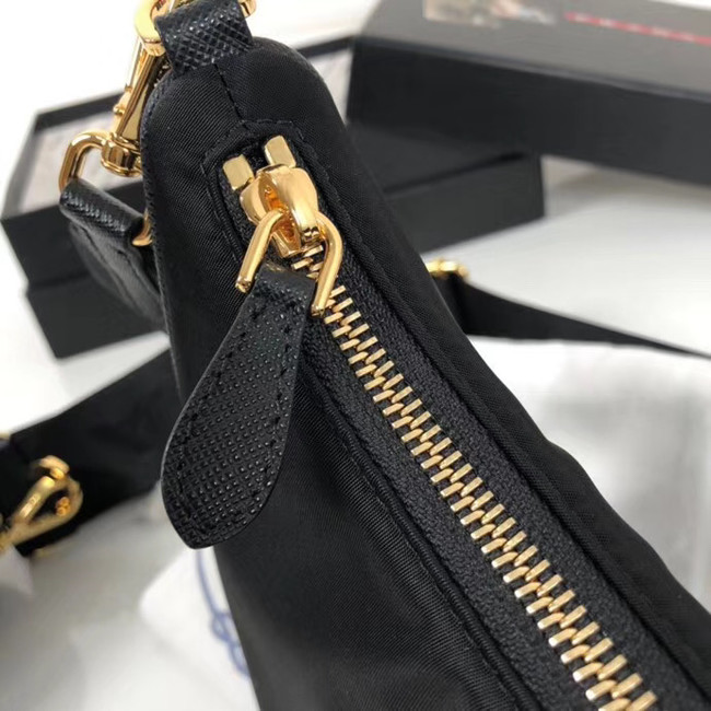 Prada Re-Edition nylon shoulder bag 1BH204 black