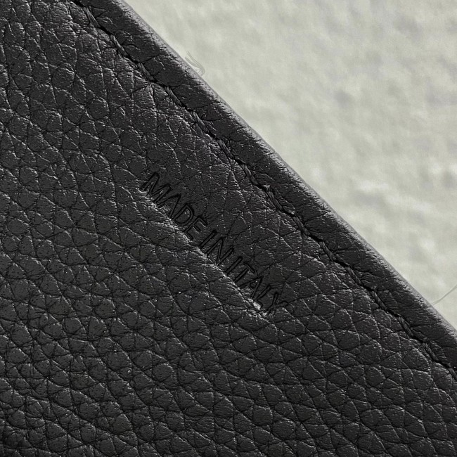 Celine LARGE SOFT 16 BAG IN SUPPLE GRAINED CALFSKIN 194043 BLACK 