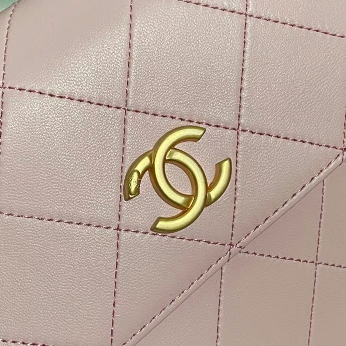 Chanel small hobo bag AS2503 light pink