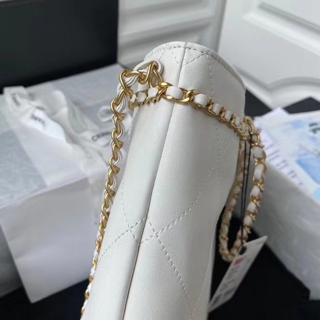 Chanel Original Leather Shopping Bag AS2374 white