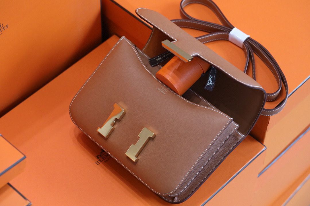 Hermes Original Espom Leather Constance Bag H9978 Wheat