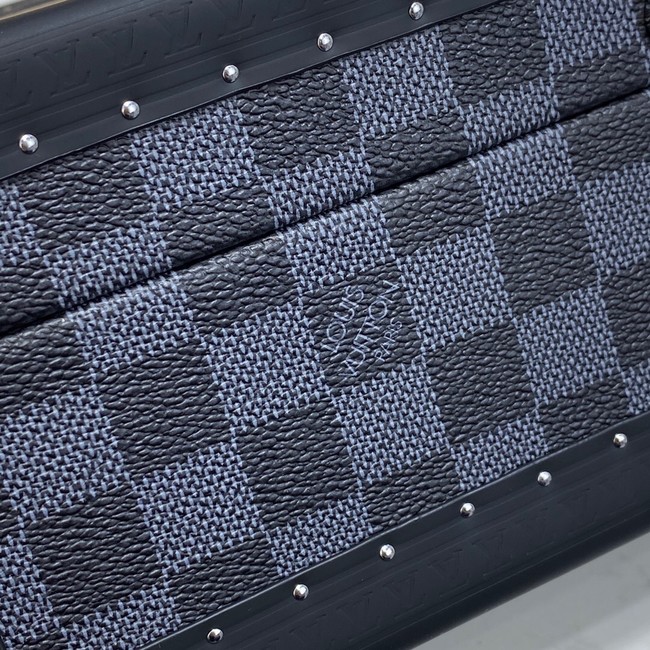 Louis Vuitton Damier Graphite canvas 8 WATCH CASE M47641 gray