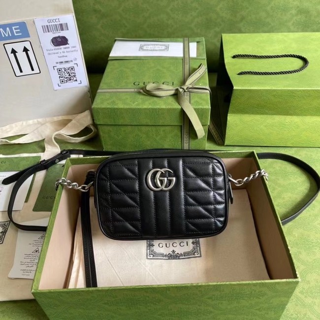 Gucci GG Marmont mini shoulder bag 634936 black