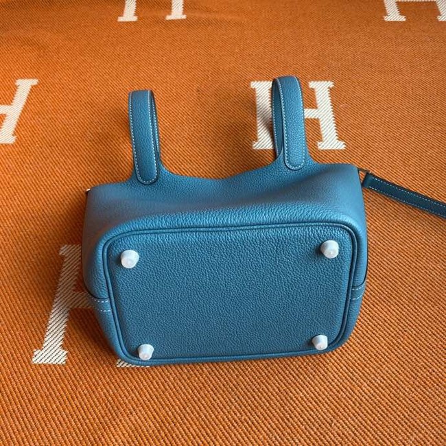 Hermes Picotin Lock Bags Original togo Leather PL3388 blue