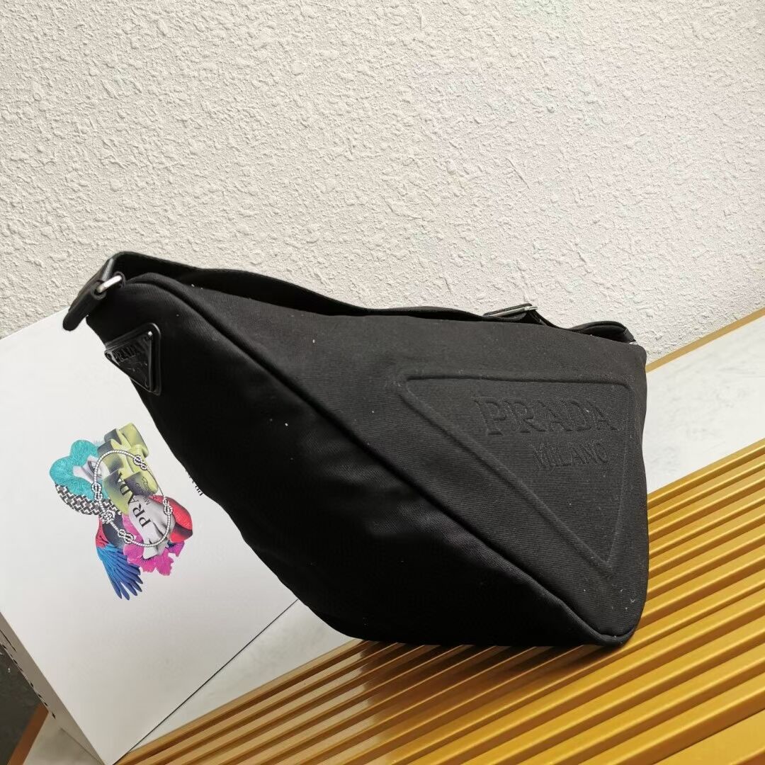 Prada Re-Nylon large shoulder bag 2EV077 black
