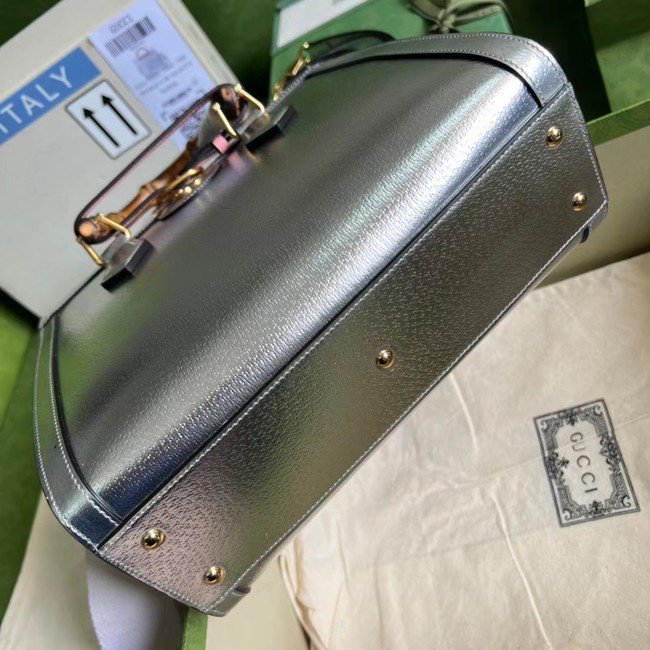 Gucci Diana small tote bag 702721 Silver