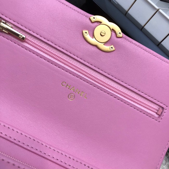 Chanel Original Small classic Sheepskin flap bag AP33814 pink