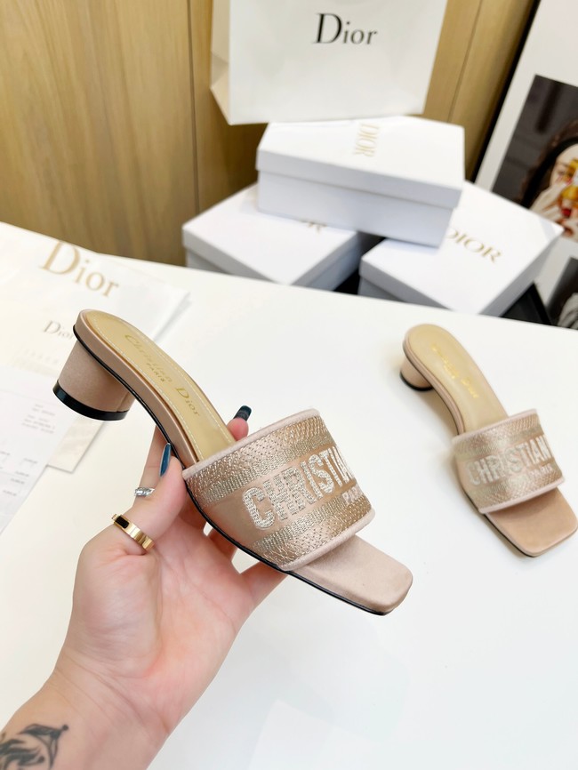 Dior DWAY SLIDE Embroidered Cotton 93320-5
