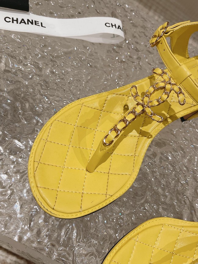 Chanel SANDALS Lambskin heel height 5CM 93353-7