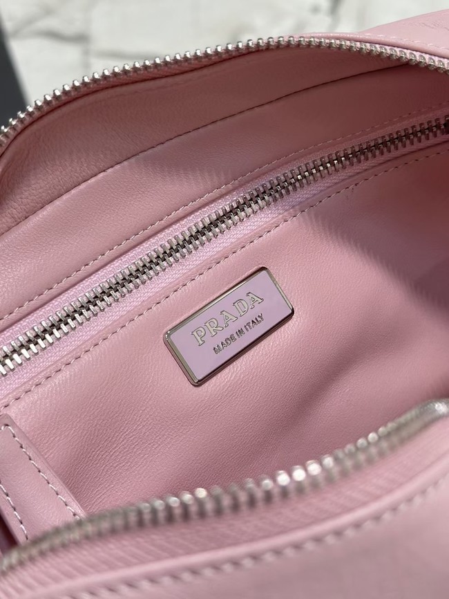 Prada Antique nappa leather multi-pocket top-handle bag 1BB099 pink