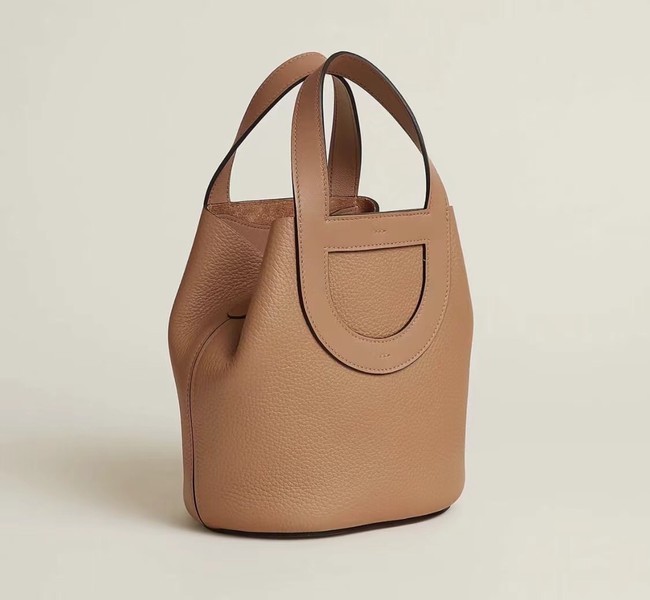Hermes Original Togo Leather Bag H3602 Pearl grey
