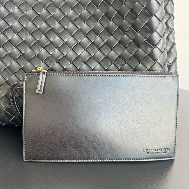 Bottega Veneta Large Campana Dark barolo 844250 black