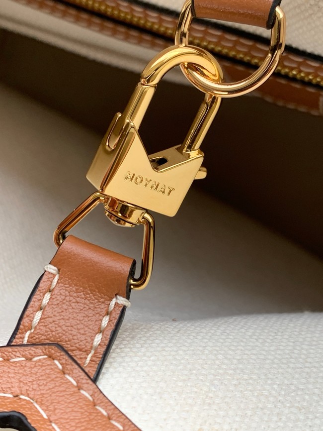 Goyard Calfskin Leather Tote Bag GM 3365 black&brown