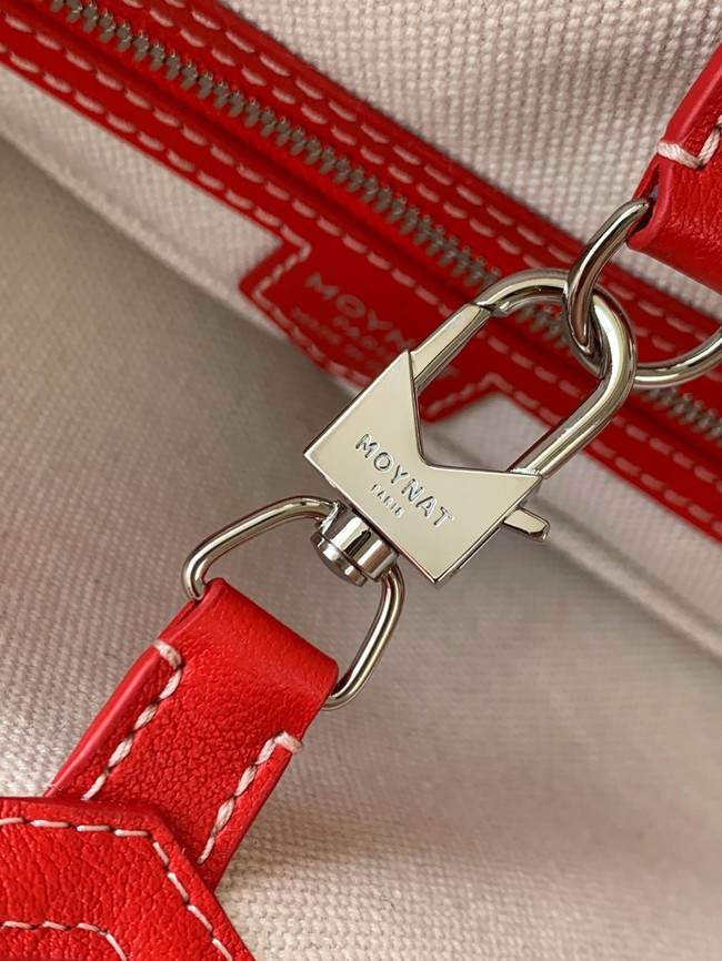 Goyard Calfskin Leather Tote Bag MM M8002 RED