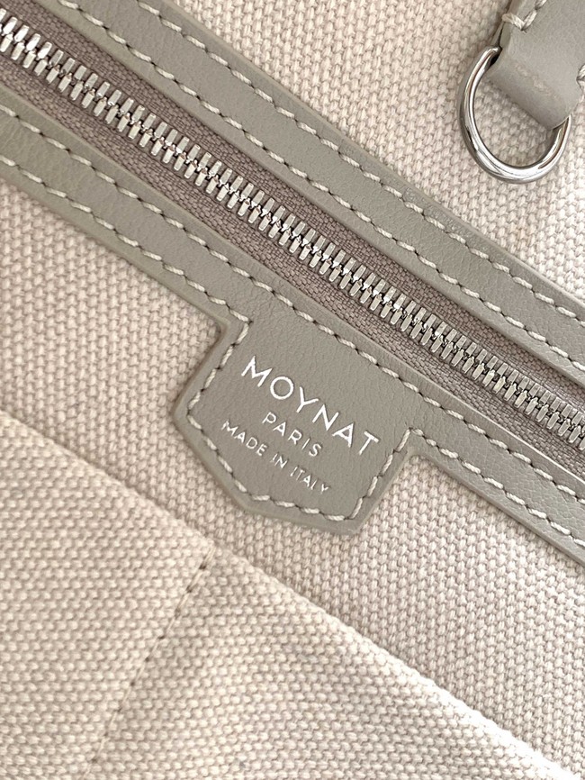 Goyard Calfskin Leather Tote Bag MM M8002 gray