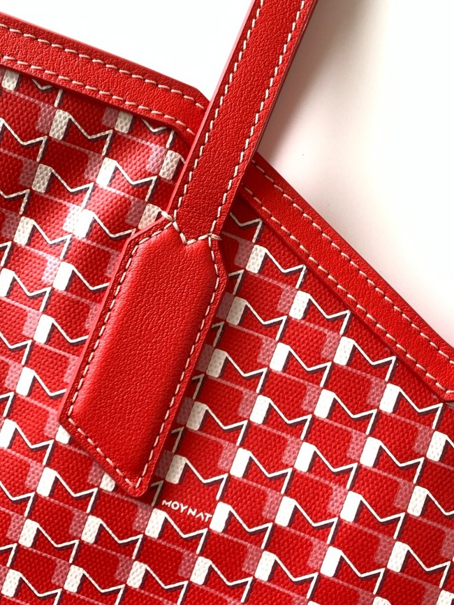 Goyard Calfskin Leather Tote Bag PM M8003 red