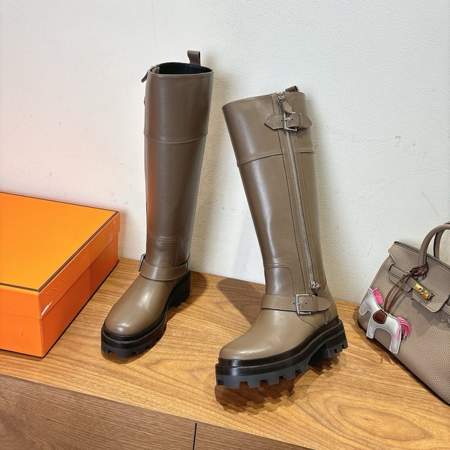 Hermes Calfskin High Boot 45108-3