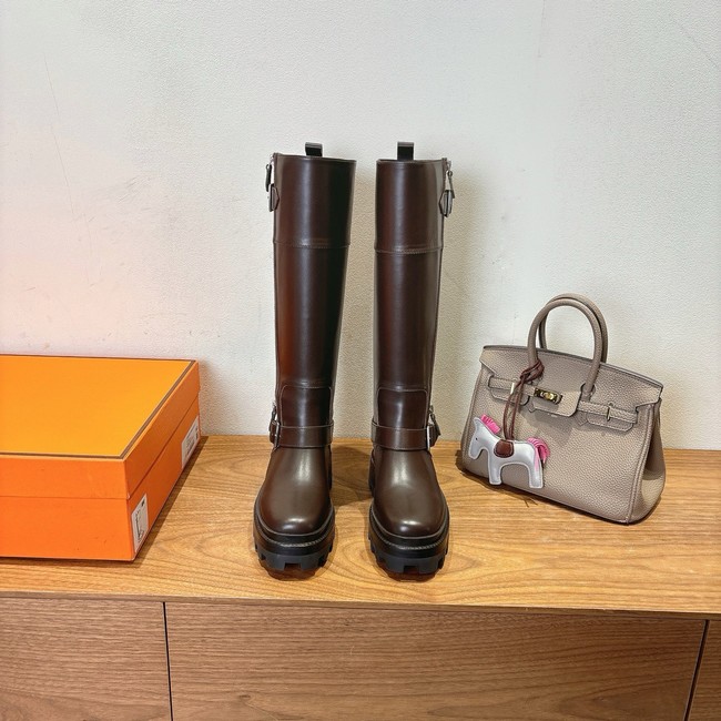 Hermes Calfskin High Boot 45108-4