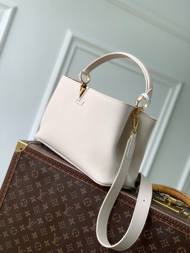Louis Vuitton Capucines MM Souple M14370 Cream