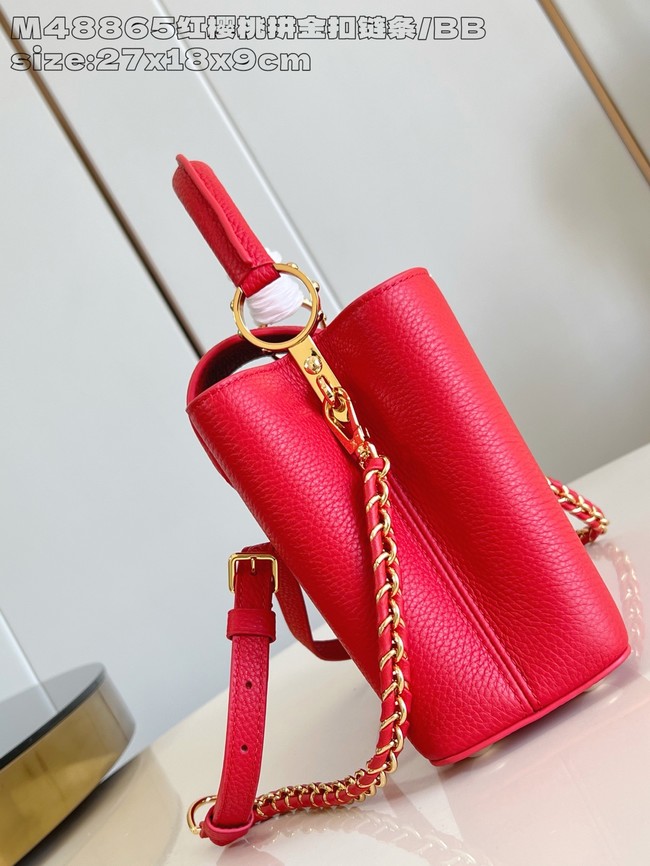 Louis Vuitton Capucines BB M25089 red