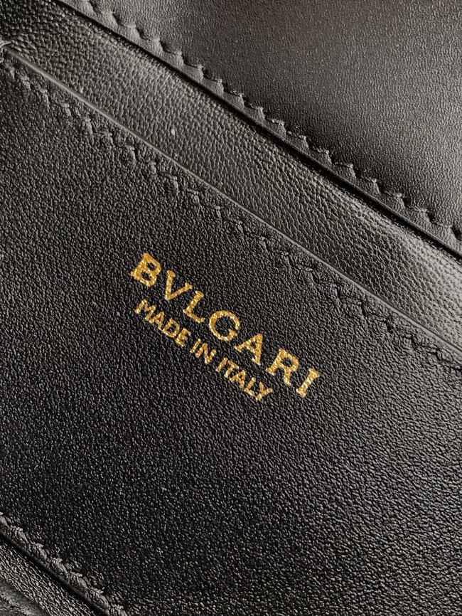 Bvlgari Serpenti Forever leather crossbody bag 289688 black