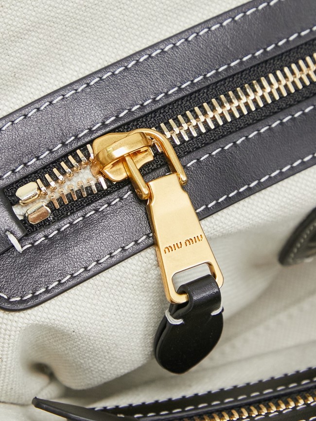 MIU MIU Leather Shoulder Bags 5GB288 black