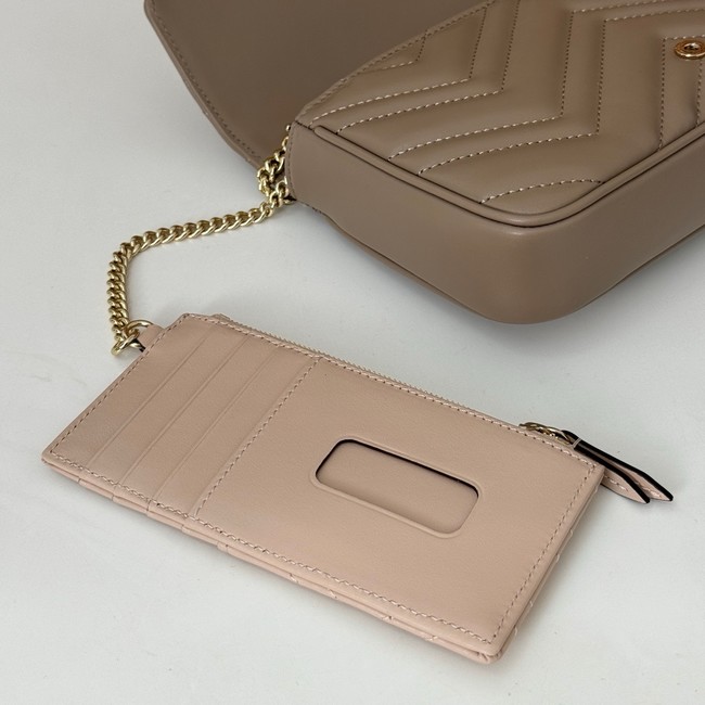 Gucci GG Marmont small shoulder bag 751526 Dusty pink