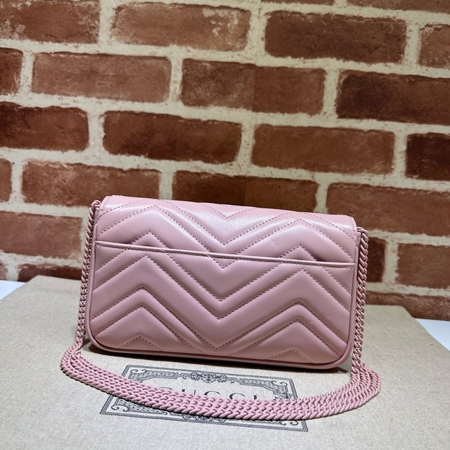 Gucci GG Marmont small shoulder bag 751526 pink