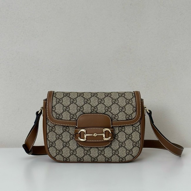 Gucci small shoulder bag 815205 brown