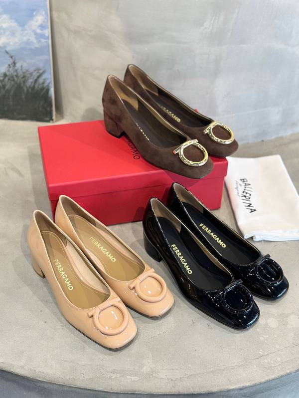 Ferragamo Shoes FMS00088 Heel 4CM