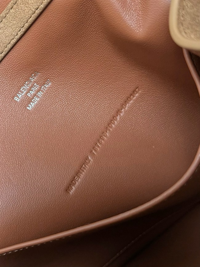 Balenciaga Rodeo Mini Handbag suede shoulder 795456 tan