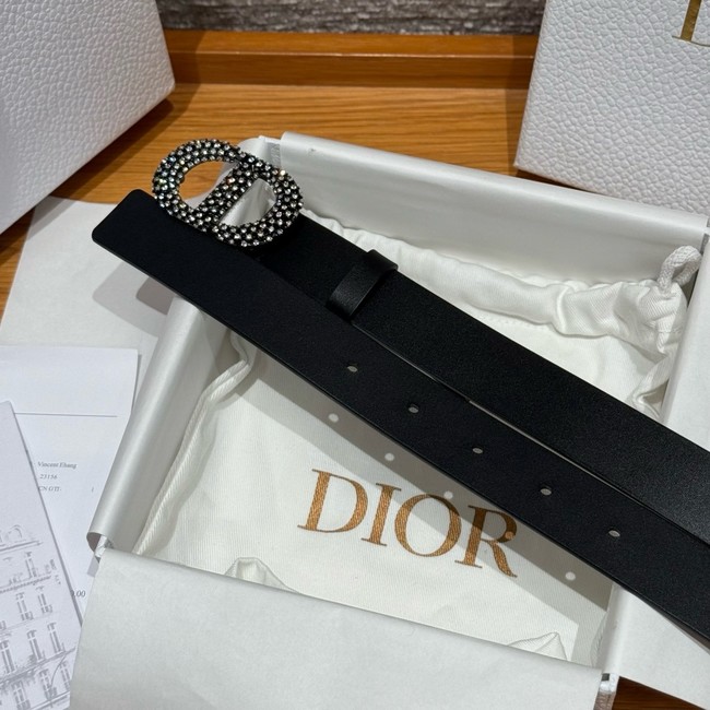 Dior Saddle Belt Smooth Calfskin B0445C-1