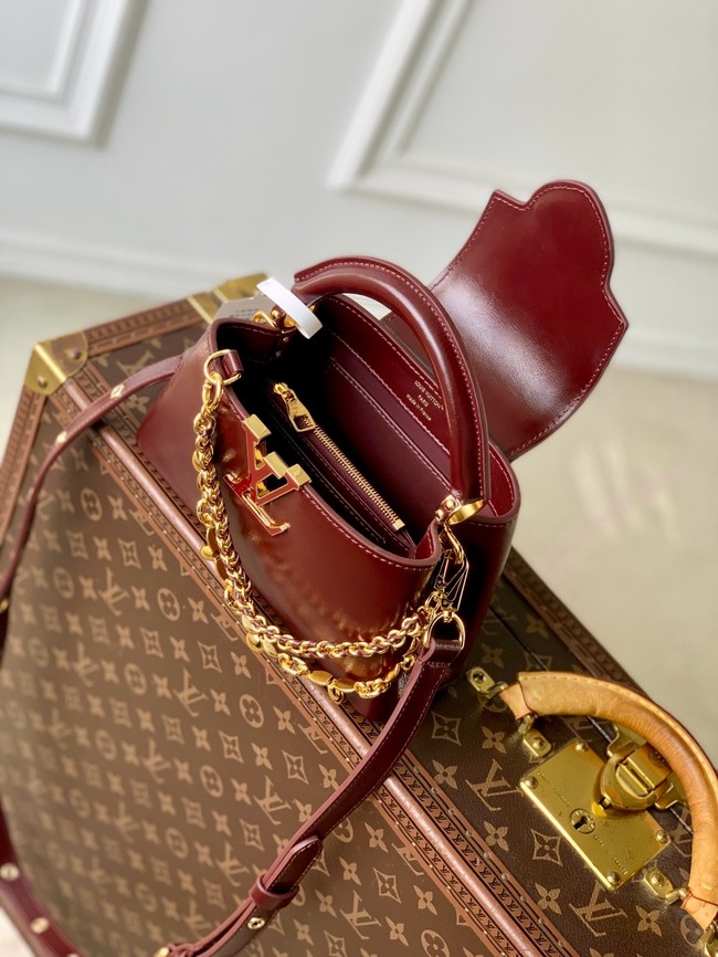 Louis Vuitton Capucines East-West Mini M14381 Grenat Red