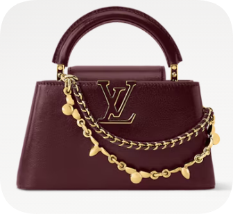 Louis Vuitton Capucines East-West Mini M25473 Grenat Red