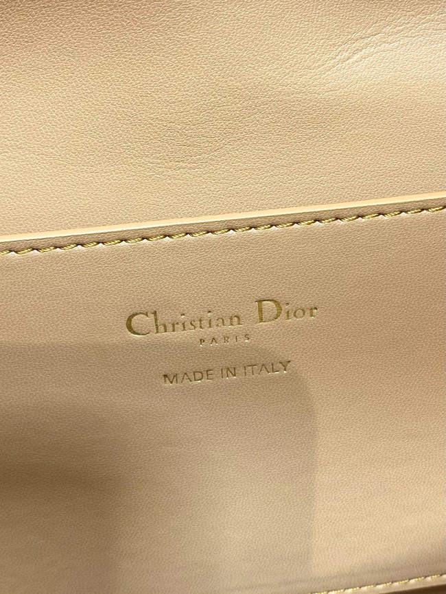 Dior Large D-Dream Bag Macrocannage Lambskin M6322 tan