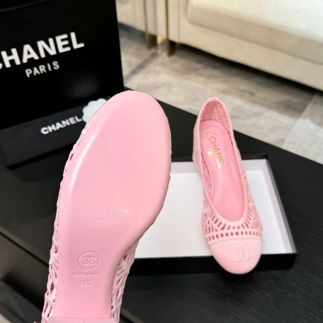 Chanel Embroidered Cotton Ballet shoes 69878-2